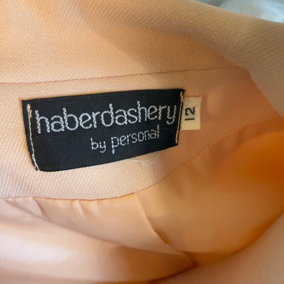 Haberdashery sz. 12 vintage light pink/peach blazer Easter special occasion 3719 - Picture 7 of 8